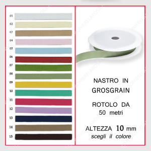 grosgrain 10 mm x 50 mt