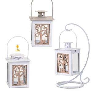 ⚡ OFFERTISSIMA Bomboniere Originali 2026 Lanterne Albero della Vita legno in 2 colori ass.