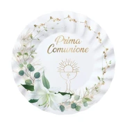 8 Piatti comunione collezione Lily cm.25