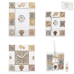 ⚡OFFERTA LAMPO Bomboniere Linea Diadema con Albero della Vita e Maioliche