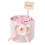 Sacchettone Confettata Portaconfetti Rosa in velluto