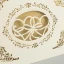 Partecipazione Matrimonio Elegante con cuoricini - Singapore