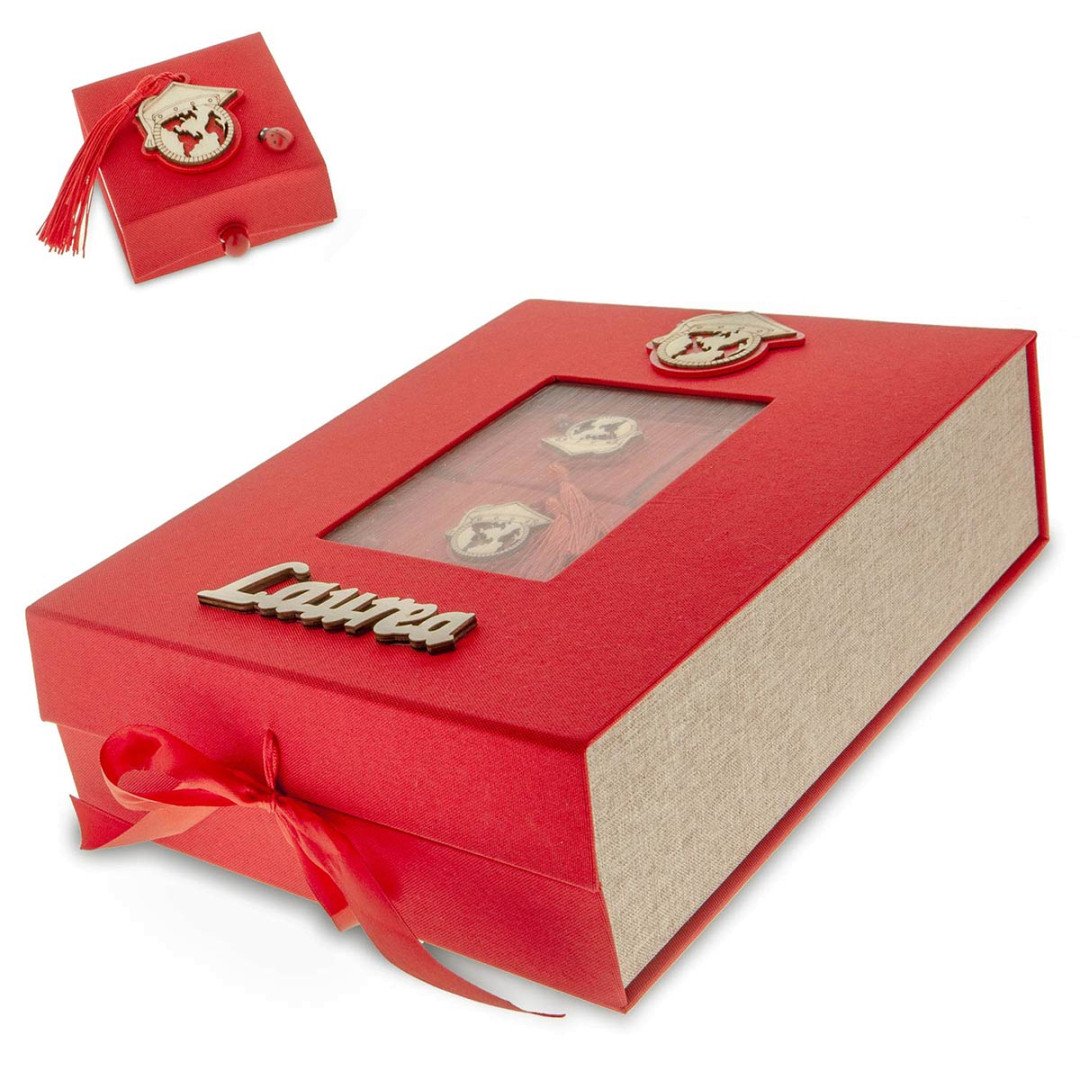 Scatola regalo - Mod. 9 - Libro Rosso