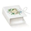 Scatoline eleganti portaconfetti Love Bianco Verde e Oro