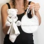 Cofanetto con orsetto doudou e bavetta unisex color avorio