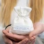 Bomboniere Sacchettini Portaconfetti Bianco con Targhetta "Sogni, Gioia e Amore"