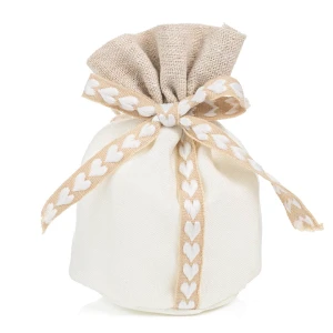 Bomboniere 2026 Linea Mille Cuori Sacchettino Palla Portaconfetti in stoffa