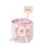 Sacchettone Confettata Portaconfetti Rosa in velluto
