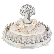 Mega Torta di Bomboniere per Matrimonio e Anniversario con 30 fette sposi