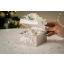 Idea Regalo Natale - Cofanetto in legno Shabby chic con fiori e cioccolatini