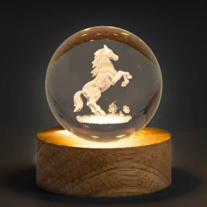 Bomboniere 2026 Sfera LED Cavallo Equitazione
