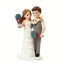 Cake Topper Matrimonio sposi giocatori di Paddle