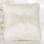 cuscino porta fedi per matrimonio avorio con farfalla, misura 20x20 cm, come da foto