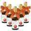 Bomboniere Mini bottiglie Prosecco Personalizzate o Segnaposto Tema Basket
