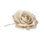 fiore rosa bocciolo singolo in juta shabby chic