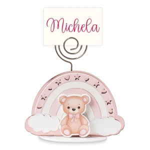 Bomboniere Battesimo e Nascita Femmina 2026 Linea Baleno Clip Segnaposto