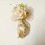 Ultimi 14 pezzi Fiore con Racchetta Portconfetti Beige