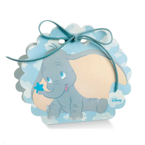 Bomboniere disney Scatoline portaconfetti battesimo e nascita maschio Dumbo per bimbo