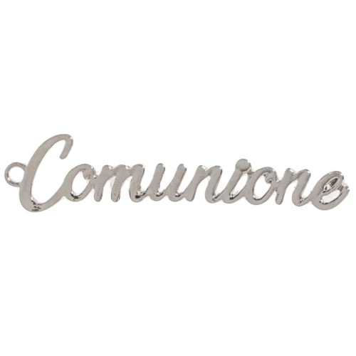 Ciondolo scritta Comunione per Bomboniere Comunione