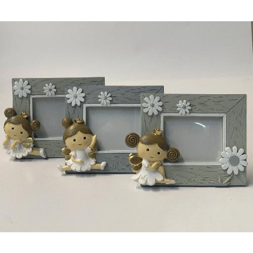 Ultimi 3 pezzi Bomboniera Regalo Portafoto con Fatina Ballerina