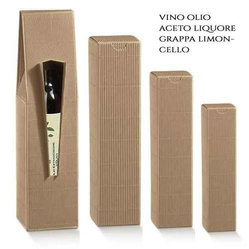 Scatole portabottiglie per bomboniere bottiglie vino olio liquore ecc
