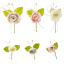 Fiore Pick Rosa per decorazione o confezionamento bomboniere