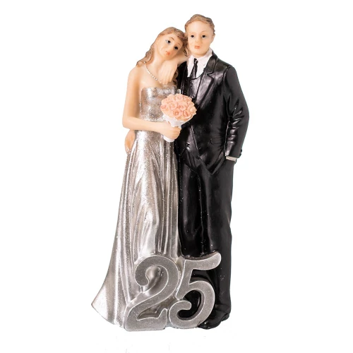 centro torta nozze d\' argento 25 anniversario matrimonio