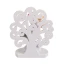 Bomboniere Battesimo Bimba Cicogna rosa con albero della vita