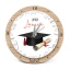 Bomboniere Laurea con Tocco e Pergamena Orologio Personalizzato