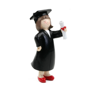 Cake Topper Laurea statuina Laureata