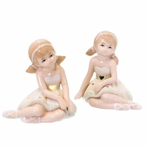 Ultimi 15 pezzi Bomboniere Ballerina Danza in Porcellana con Led