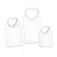 Shopperine Trasparenti in PVC Morbido con Manici a Cuore