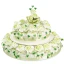 Torta Bomboniere da 28 Sacchettini con Rose Verdi
