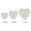 punto luce cuore strass per bomboniere