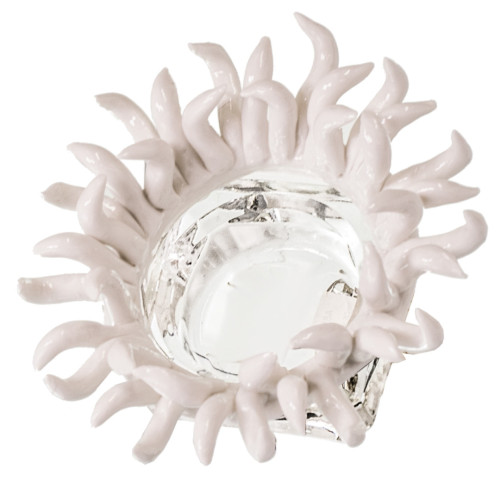 Bomboniere Cristallo Portacandela con corallo in porcellana Offerta