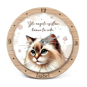 Bomboniere Tema Gatto Orologio Personalizzato