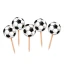 25 Picks Sagomati palloni da calcio per aperitivi e buffet