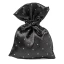 Sacchettini Portaconfetti nero di raso con strass