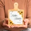 Bomboniere Tema Girasole Personalizzate Tagliere in legno