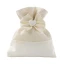 Sacchettini portaconfetti in cotone beige con Fiocco e gessetto