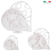 Bomboniera Icona Cuore Sacra Famiglia in Marmo