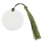 Tondo con nappina verde