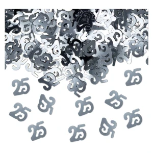 Coriandoli Nozze d'Argento Numero "25" per decorazione