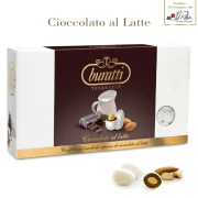 Confetti Buratti - Tenerezze Cioccolato al Latte Bianchi
