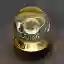 Bomboniere 2025 Nozze di Diamante Sfera LED Delfini innamorati personalizzabile