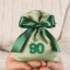 Sacchetto 90 Novantesimo Compleanno con Numero 90 Glitter