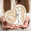 Bomboniere Matrimonio e Anniversario Orologio con Sposi Personalizzato