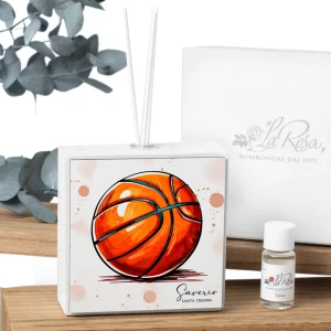 Bomboniere 2026 Tema Basket Profumatore a LED Personalizzabile
