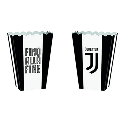 4 contenitori per festa tema Juventus