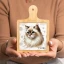 Bomboniere Tema Gatto Personalizzate Tagliere in legno